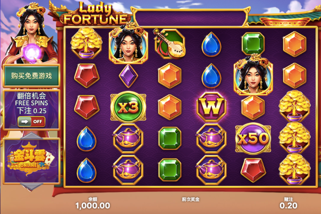 【天宮聖女】老虎機遊戲畫面